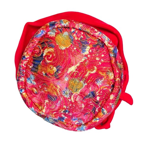 Vtg United Hatters Hat Cap Millininery Works EM 284189 ILGWU Velvet 1950's - Picture 4 of 6